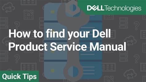 Manuals and Documentation for your Dell Product.